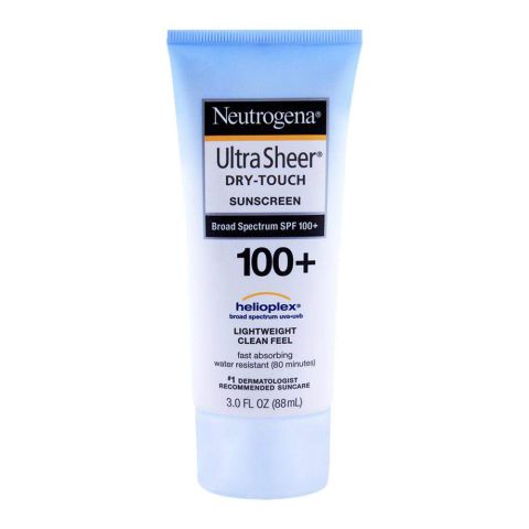 Neutrogena Ultra Sheer Dry-Touch Sunscreen, SPF 100+, 88ml