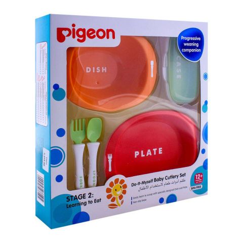 Pigeon Do-It-Myself Baby Cutlery Stage 2 Set, D-404