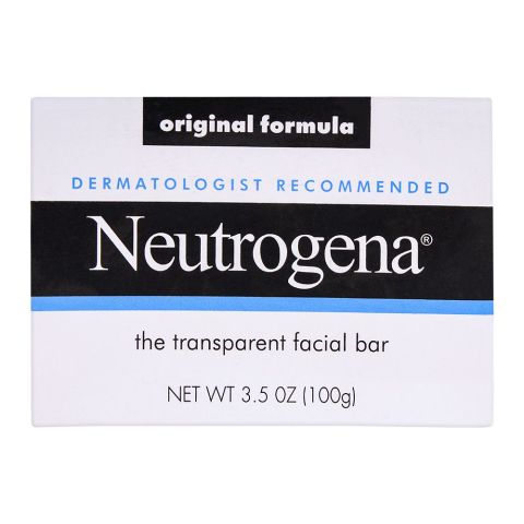 Neutrogena Original Formula Facial Bar, Transparent, 100gm