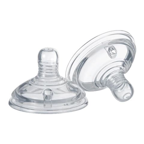 Tommee Tippee Vari Flow Closer To Nature Teats 2-Pack 0m - 422140/38