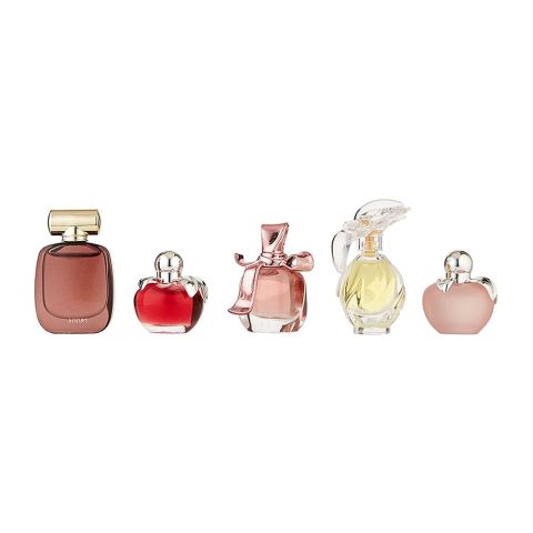 Nina Ricci Minature Perfume Set, For Women, Mini Perfumes, 5-Pack