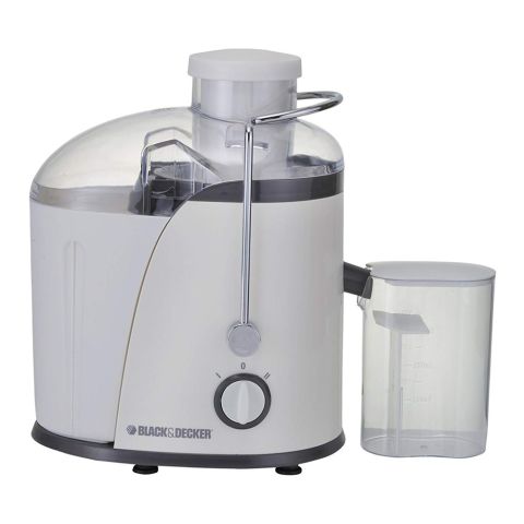 Black & Decker Juicer, White, 400 Watts, JE400