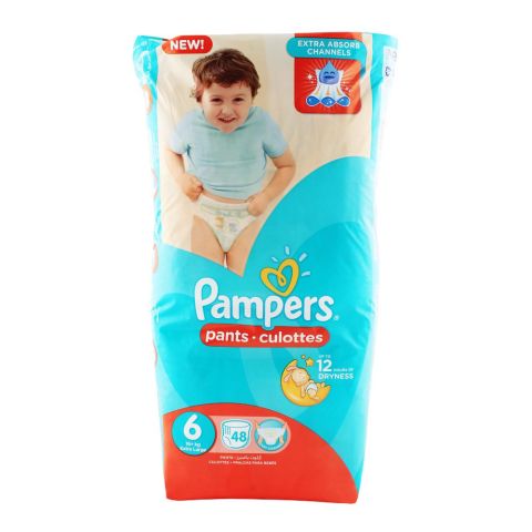 Pampers Pants, No. 6,  XL,16+ KG, 48-Pack