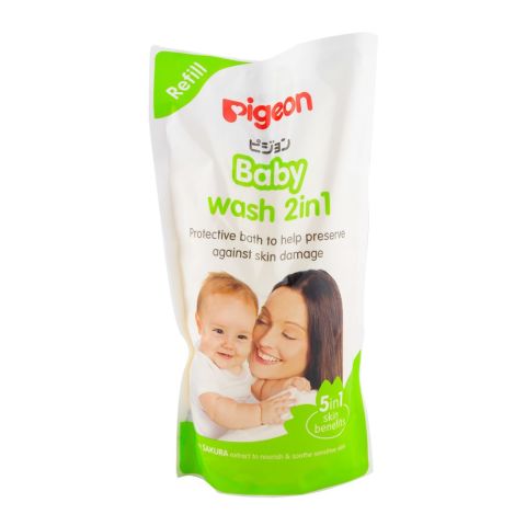 Pigeon Baby Wash 2 in 1 Refill 900ml  I-637