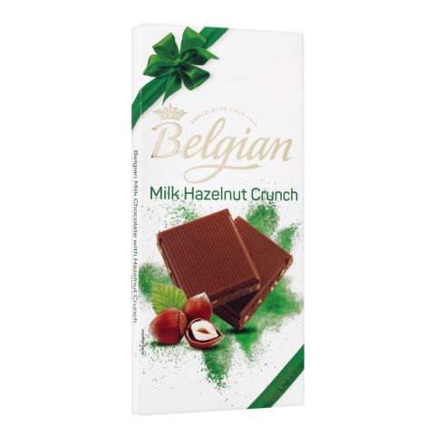 Belgian Milk Hazelnut Crunch Chocolate 100gm