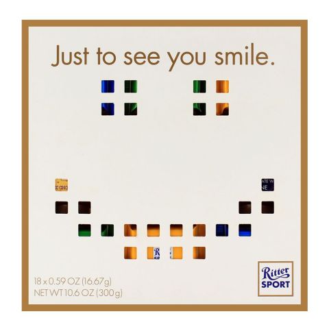 Ritter Sport Mini Smile Chocolate Gift Box 300gm