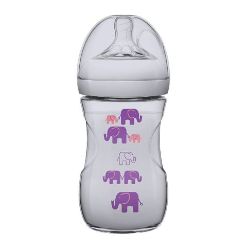 Avent Natural Feeding Bottle 260ml (Girl) - SCF028/13