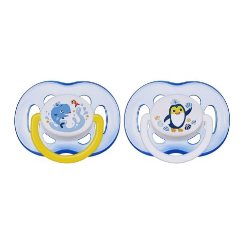 Avent FreeFlow Soothers 2-Pack 18m+ Blue - SCF186/24