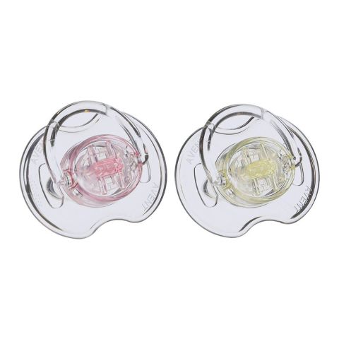 Avent Transparent Soothers 2-Pack 0-6m - SCF170/18