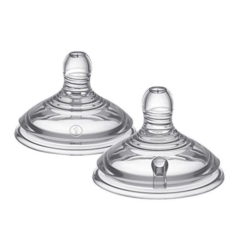 Tommee Tippee 0m+ Slow Flow Closer To Nature Teats 2-Pack - 421120/38
