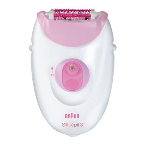 Braun Silk Epil 3 Legs & Body Epilator White/Pink - 3380