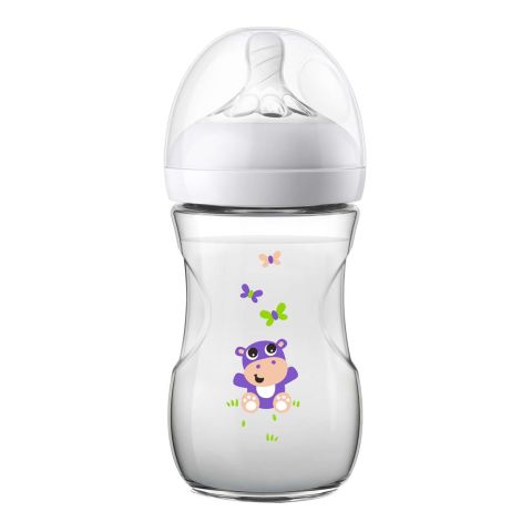 Avent Natural Feeding Bottle, 1m+, 260ml/9oz, Butterfly, SCF627/42