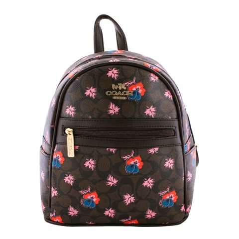 Coach Style Women Backpack Dark Brown - 3001