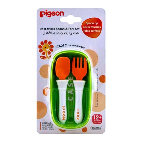 Pigeon Do-It-Myself Spoon & Fork Set, D-400