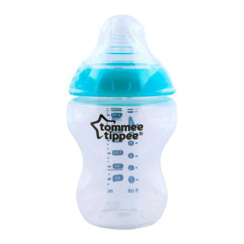 Tommee Tippee 0m+ Feeding Bottle, Slow Flow, 260ml - 422802/38