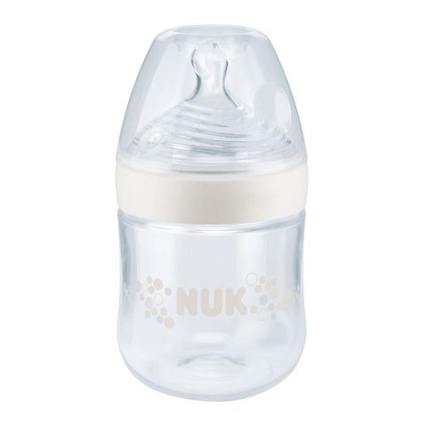 Nuk Nature Sense Silicone Feeding Bottle, S, 0-6m, White, 150ml, 10743694