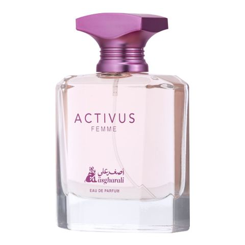 Asgharali Activus Feme Eau De Parfum, Fragrance For Women, 100ml