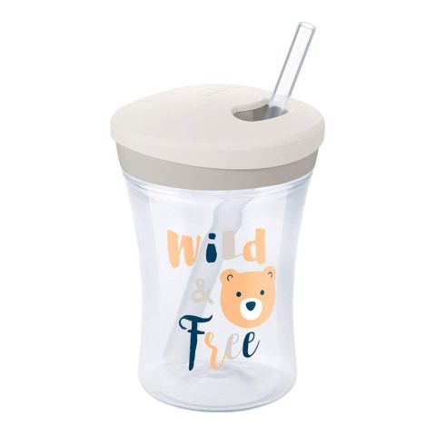 Nuk Wild & Free Action Cup, Grey, 12m+, 230ml, 10255391