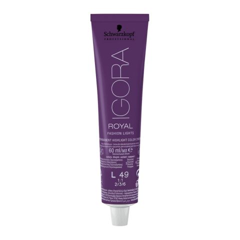 Schwarzkopf Igora Royal Fashion Lights Hair Colour, L-49 Beige Violet