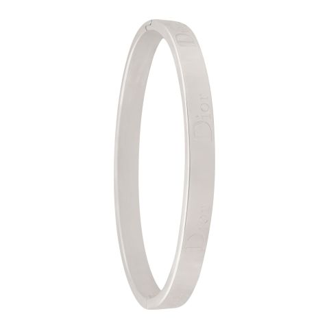 Dior Style Girls Bangle, Silver, NS-026