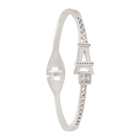 Paris Girls Bangle, Silver, NS-027