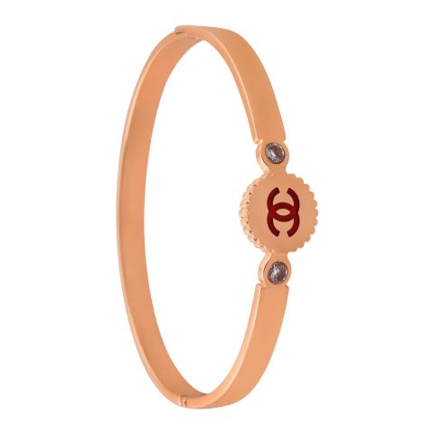 Channel Style Girls Bangle, Red, NS-012