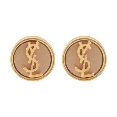 YSL Style Girls Earrings, Golden, NS-072