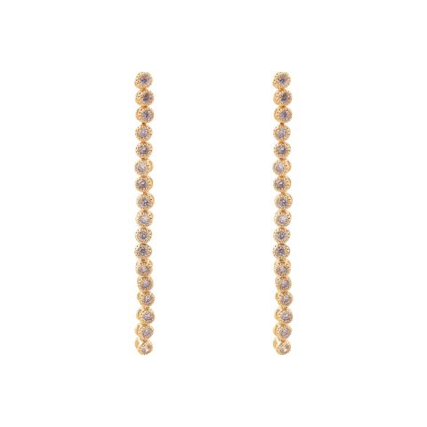 Girls Earrings, Golden, NS-075