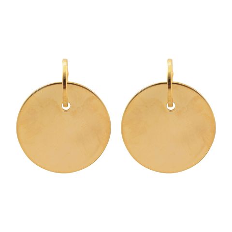 Girls Earrings, Golden, NS-098