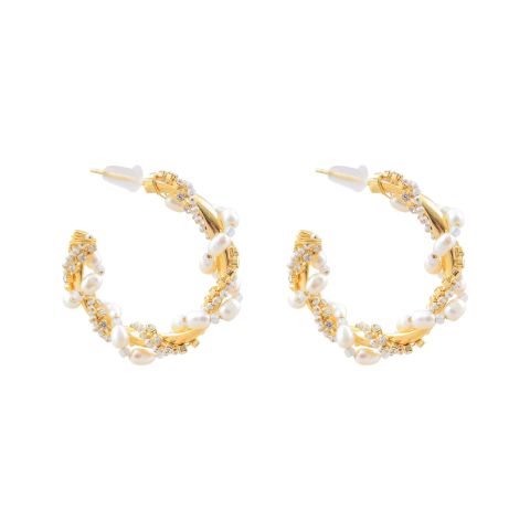 Pearl Bali Girls Earrings, NS-0136