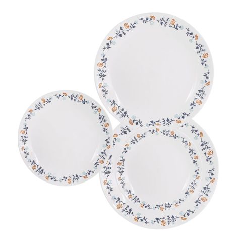 Corelle Livingware Plate Set, Vibrant Gloria, 18 Pieces