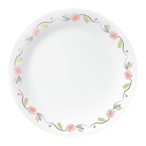 Corelle Livingware Tangerine Garden Dinner Plate, 10.25 Inches