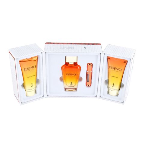 Junaid Jamshed J. Essence Set For Her, Eau De Parfum 100ml + Shower Gel + Body Lotion