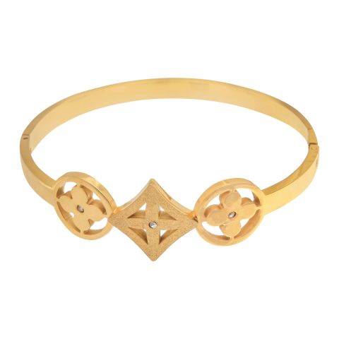 LV Style Girls Bracelet, Golden, NS-0159