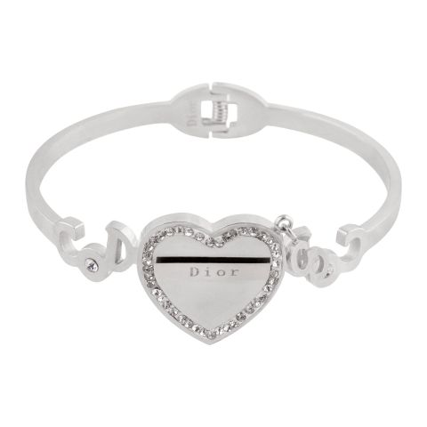 Dior Style Girls Bracelet, Silver, NS-0164