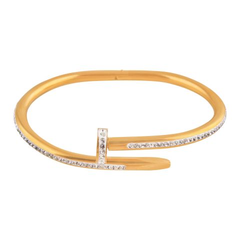Cartier Style Girls Bracelet, Golden, NS-0166