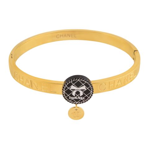 Channel Style Girls Bracelet, Golden, NS-0168