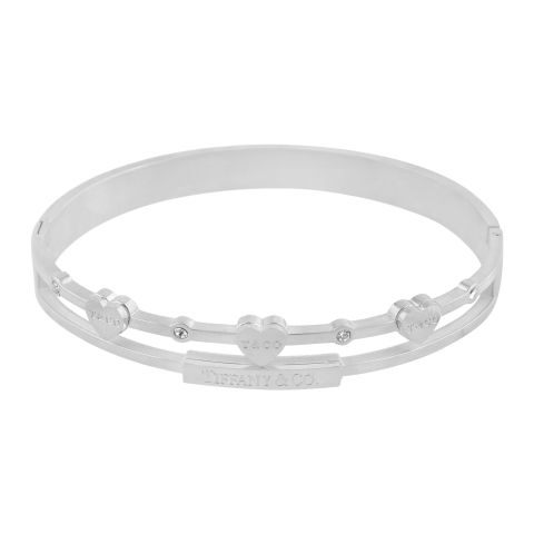Tiffany Style Girls Bracelet, Silver, NS-0169