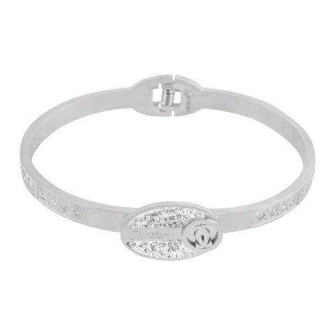 Cartier Style Girls Bracelet, Silver, NS-0170
