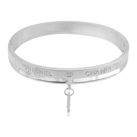 Channel Style Girls Bracelet, Silver, NS-0172