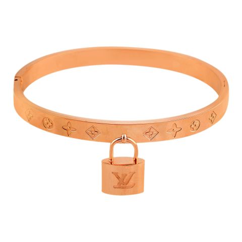 LV Style Girls Bracelet, Rose Gold, NS-0183