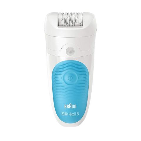 Braun Silk Epil 5 Wedding Edition Cordless Epilator, Wet & Dry, White/Blue, 5511