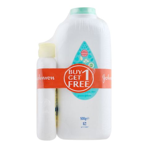 Johnson's Fresh Baby Powder 500g + FREE Johnson's Head-to-Toe Massage Lotion