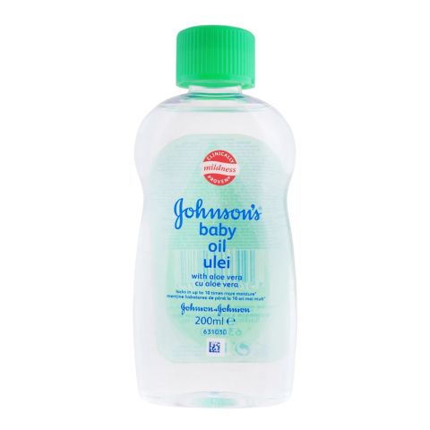Johnson's Aloe Vera Baby Oil, Italy 200ml