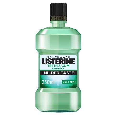 Listerine Teeth & Gum Defence Soft Mint Mouthwash, 250ml