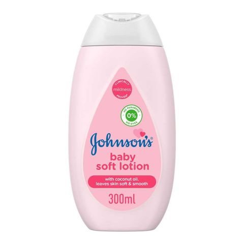 Johnson's Baby Soft Lotion, Paraben Free, Imported, 300ml