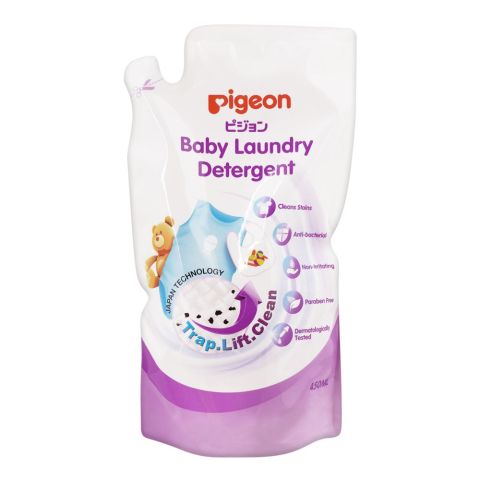 Pigeon Baby Laundry Detergent Pouch, 450ml, M78017