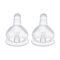 Tigex Silicone Stage 2 Flow Teats, 0-6m, 2-Pack, 334102