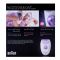 Braun Silk Epil 3, Legs & Arms Epilator, White/Purple, 3170