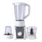 Black & Decker Blender With Grinder And Mincer Mill, White, 500 Watts, BX580